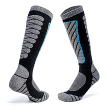画像をギャラリービューアに読み込む, スキーソックス スノーボードソックス メンズ レディース シンプル 抗菌防臭 登山用 保温 通気性 吸汗速乾 秋 冬用 スポーツ 厚手 毛玉になりにくい 蒸れない アウトドア 男女兼用