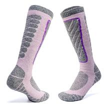 画像をギャラリービューアに読み込む, スキーソックス スノーボードソックス メンズ レディース シンプル 抗菌防臭 登山用 保温 通気性 吸汗速乾 秋 冬用 スポーツ 厚手 毛玉になりにくい 蒸れない アウトドア 男女兼用