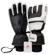 画像をギャラリービューアに読み込む, スキー グローブ スノーボード グローブ 3Mシンサレート メンズ レディース 防水 撥水加工 5本指 リーシュコード 付き スノボ グローブ スノボー グローブ 紛失防止 裏起毛 スキーグローブ